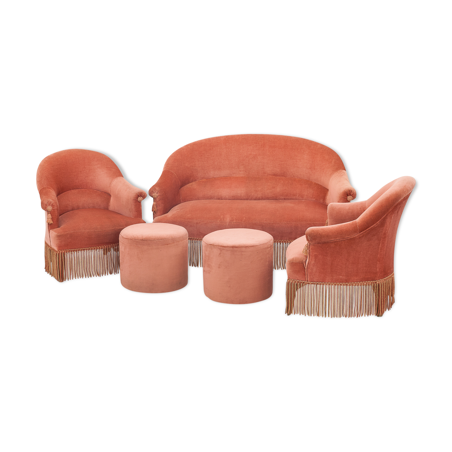 Salon crapaud "vieux rose", 1950