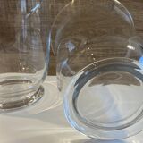 Duo of New Vases Tealight Holders in Crystal Glass Decorative Art Design