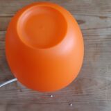 Vintage orange mushroom lamp