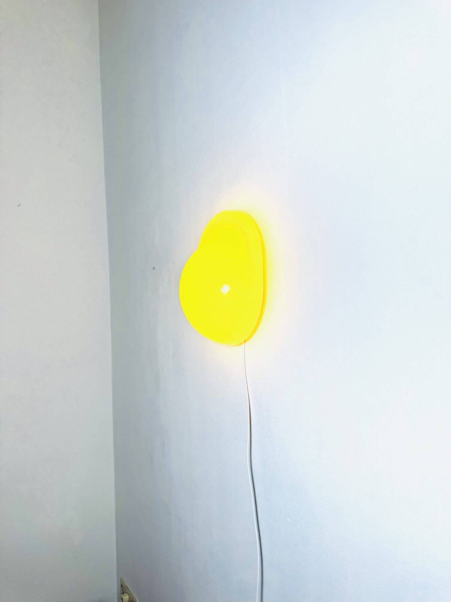Tortue Opaline Glass Wall Lamp By Rodolfo Bonetto For Candle, Italy, 1970S