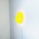 Tortue Opaline Glass Wall Lamp By Rodolfo Bonetto For Candle, Italy, 1970S