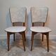 Chaises Vintage Skaï Marbre