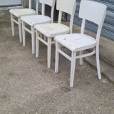 Set of four thonet bistro chairs