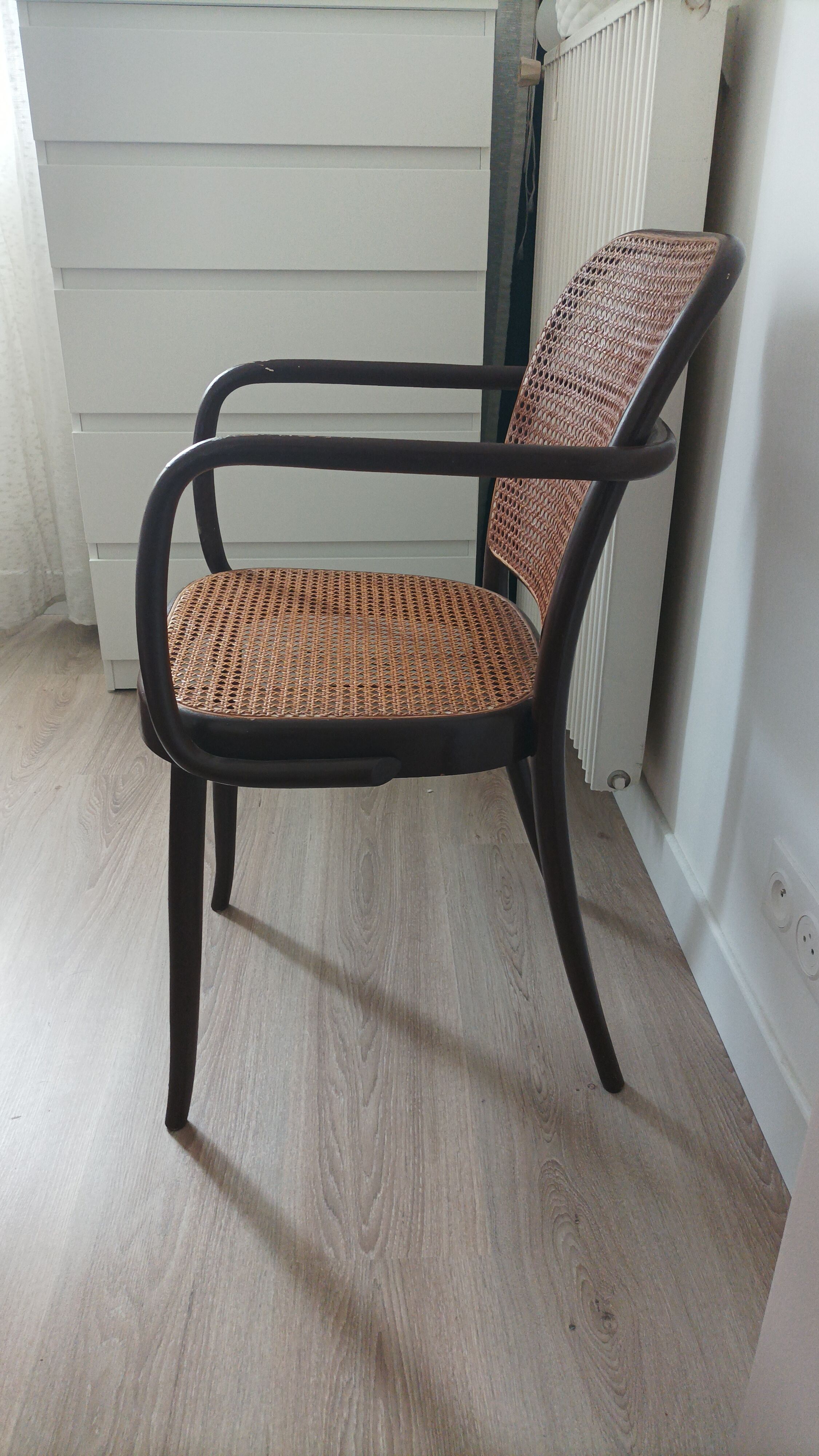 Vintage canned armchair