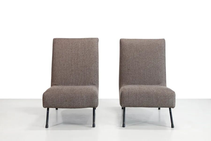 Set of two Italian design armchairs from the 1950s