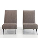Set of two Italian design armchairs from the 1950s