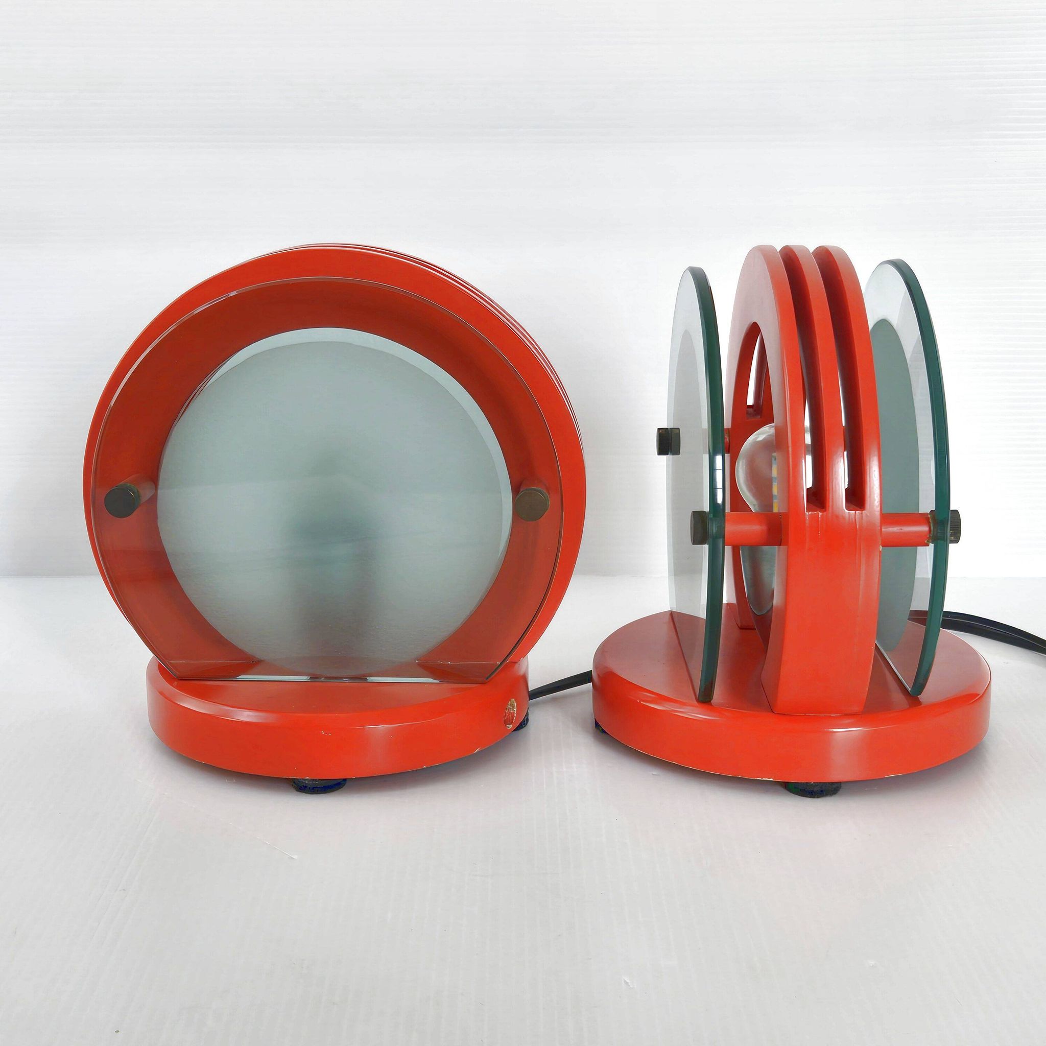 Paire de lampes vintage 1970