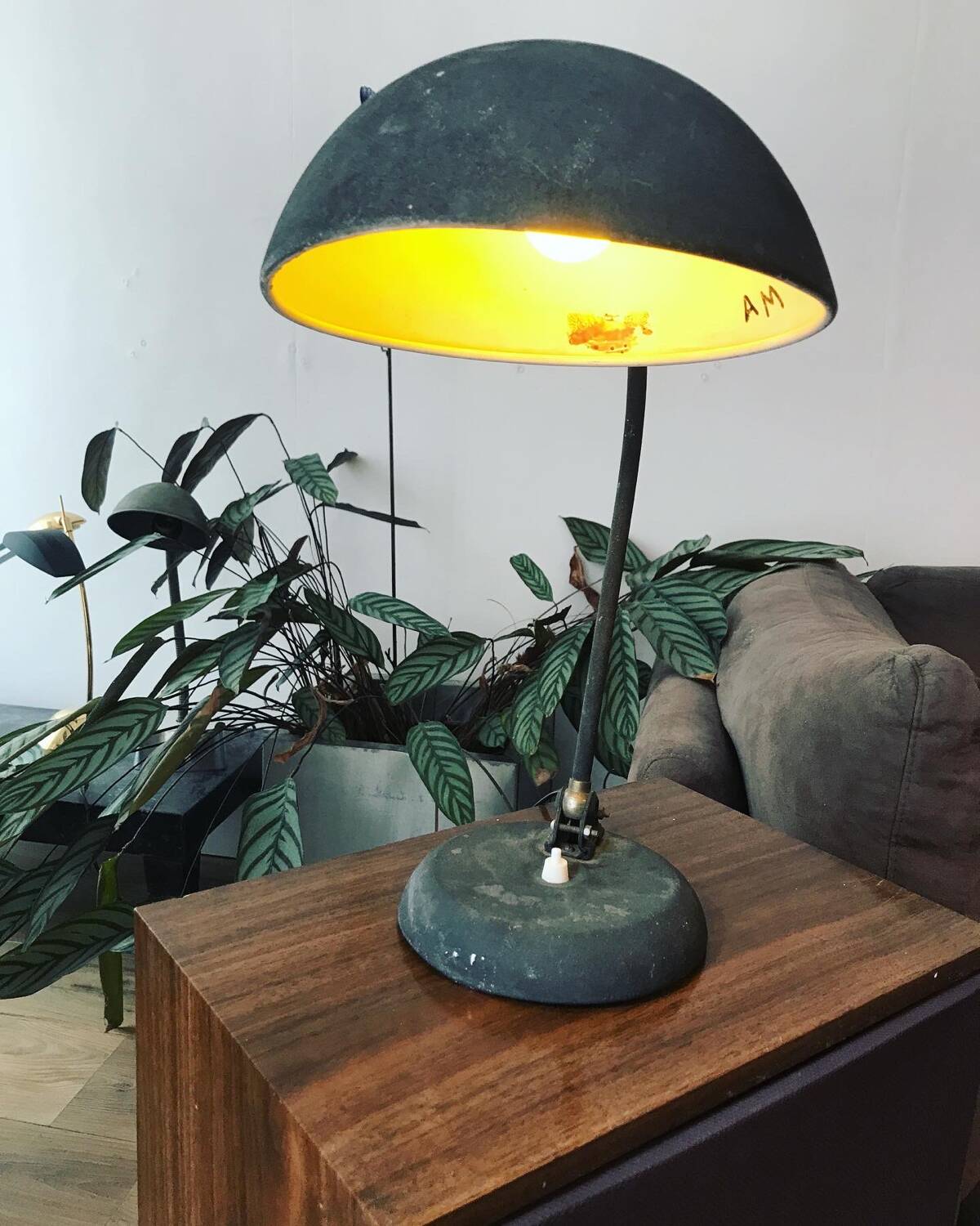 Lampe industrielle Bauhaus Design Début 20e siècle