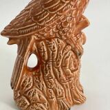 Vintage Ceramic Parrot Sculpture