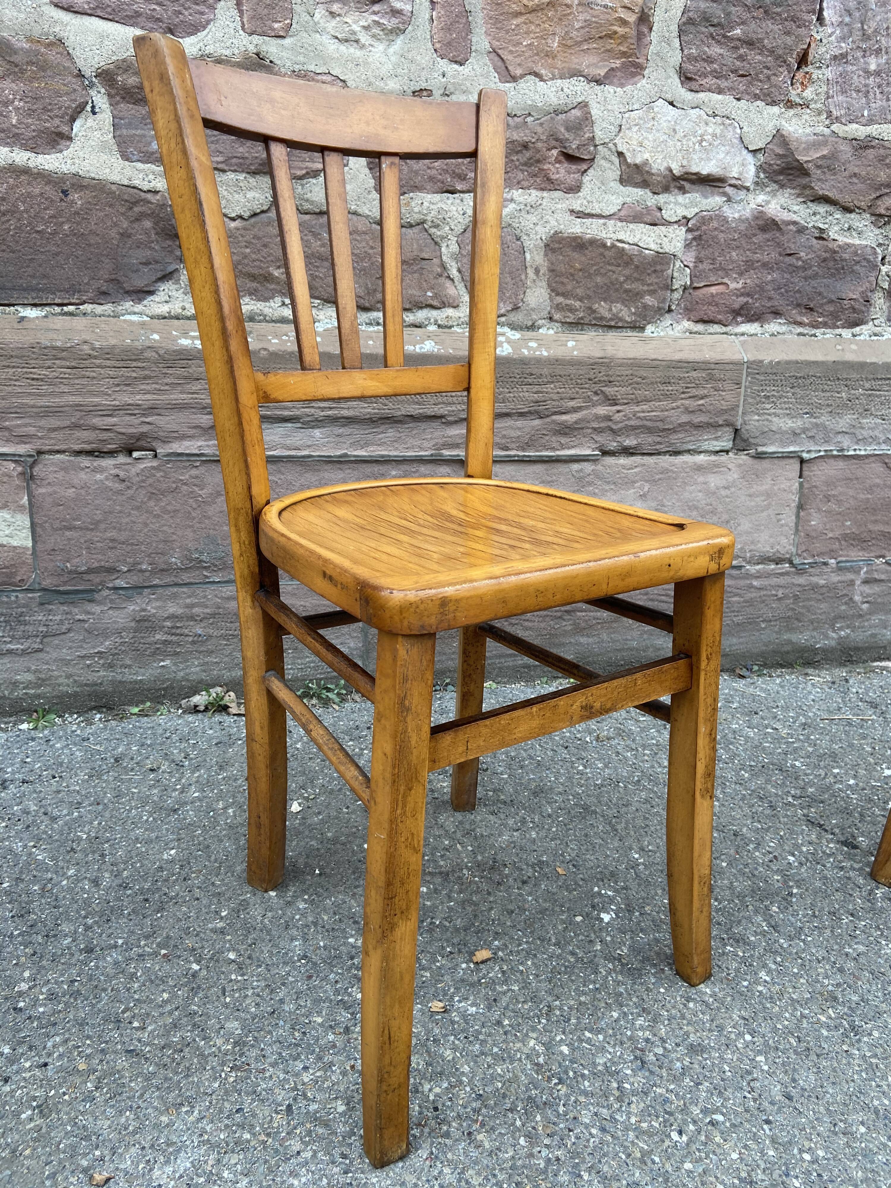 2 Bistro chairs baumann French bistro chair vintage