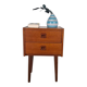 Vintage teak bedside table – Denmark, 1960s