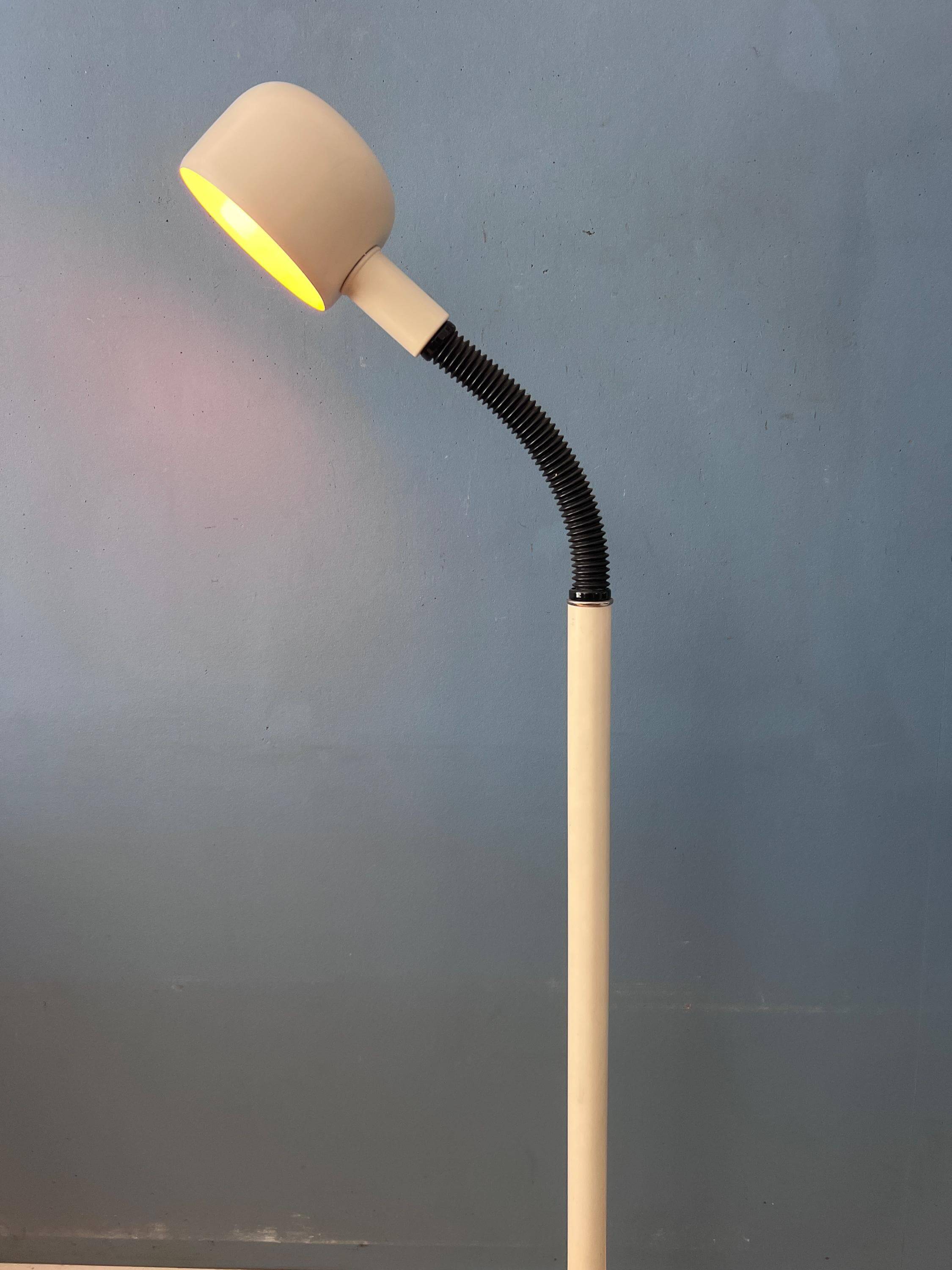 Lampadaire cobra Space Age Mid-Century à col de cygne