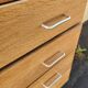 Superbe commode vintage rétro en bois 4 tiroirs pied compas style anné