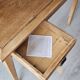 Renovated antique chestnut desk with shell handle | fernand