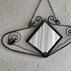 Miroir en fer forgé Art déco français, années 1930