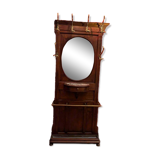 Solid wood coat rack from the Napoleon III period