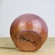 Pink ceramic ball lamp Vallauris, 60s, vintage
