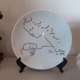 Assiette jean cocteau