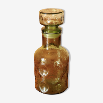 Vintage glass bottle decanter