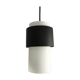 Scandinavian suspension opaline metal 1960s