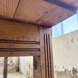 Country farmhouse table in solid beech and oak 2.5m XL