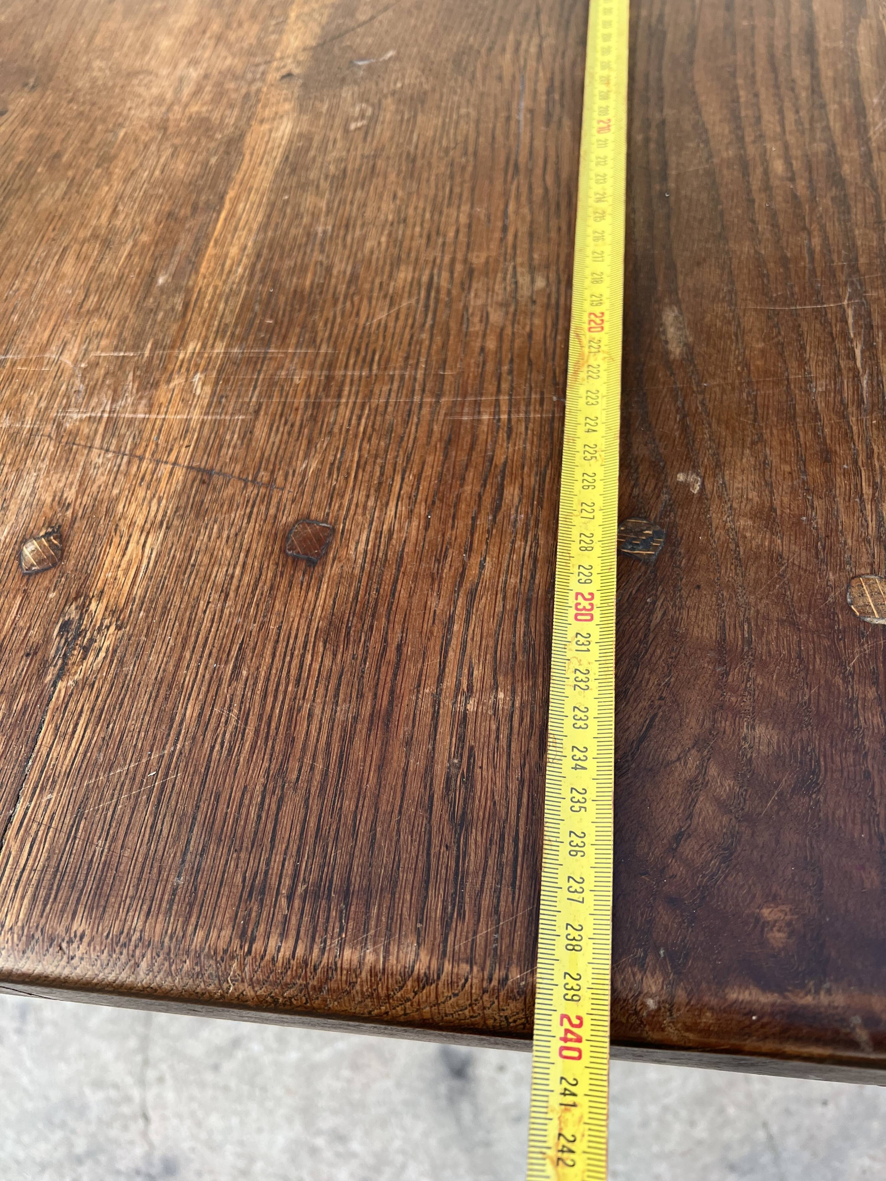 Oak monastery farm table