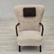 1960s, Danish design by A. Christensen for Slagelse Møbelværk, sheepskin.