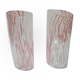 Pair of glass lamps