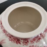Service à café et thé ancien rouge Villeroy & Boch Saar Allemagne