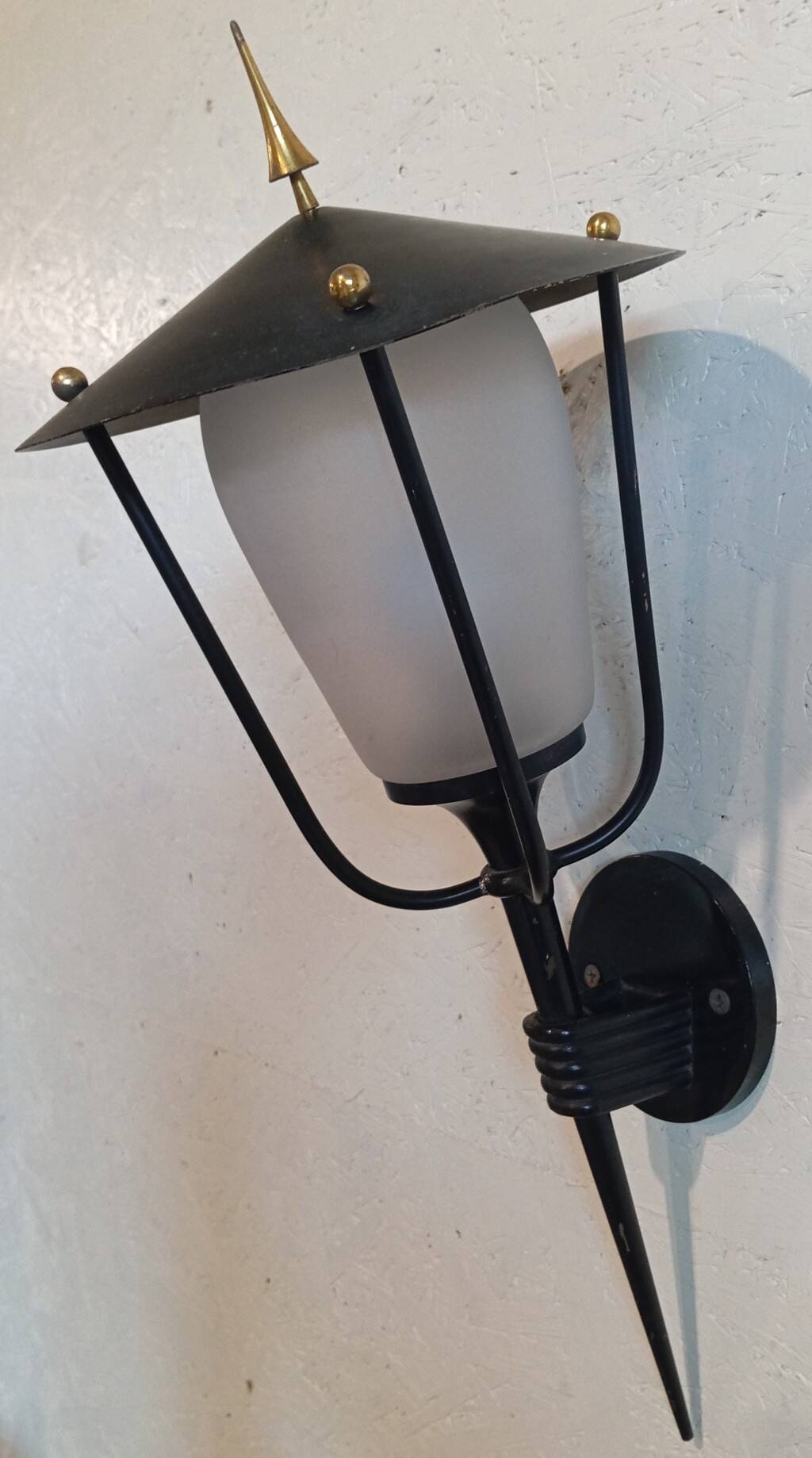 1950s wall light by Maison Arlus