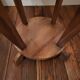 Pedestal table, round Art Deco wooden side table
