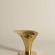 Art Deco Brass Calla Lily Candle Holder by Carl-Einar Borgström for Ystad-Metall