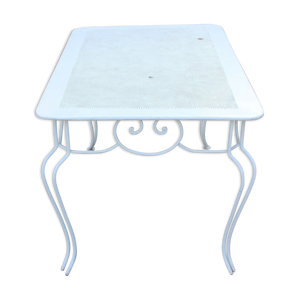 Table en fer forgé années 50