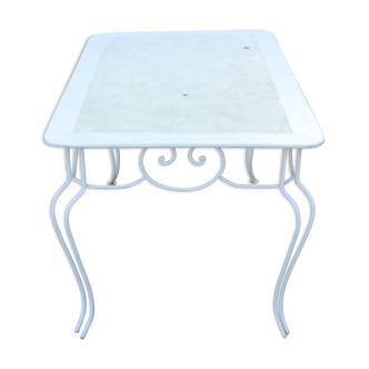 Wrought iron table 50s