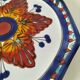 Hand painted plate Ceramica La Maga (Santo Stefano di Camastra)