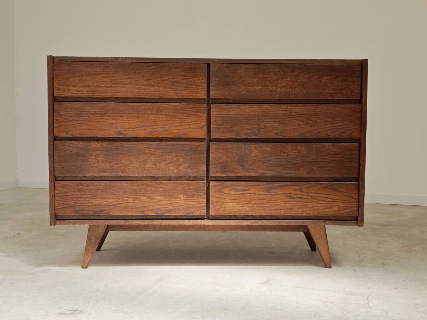 Commode / Buffet U 453 Dark Oak Jiri Jiroutek for Interior Prague 60s