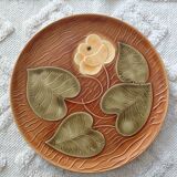 Round plate from Sarreguemines