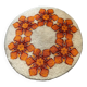 Desso pure wool round rug from the 70s