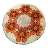 Tapis rond Desso pure laine des années 70