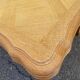 Large Louis XV dining table stripped in solid oak 1960 260cm