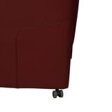 Vintage Couple Red Sofas Armchairs High Quality Faux Leather