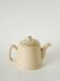 Ceramic teapot, Butter yellow and Gold, 1950