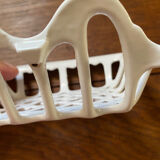 White cast iron soap holder