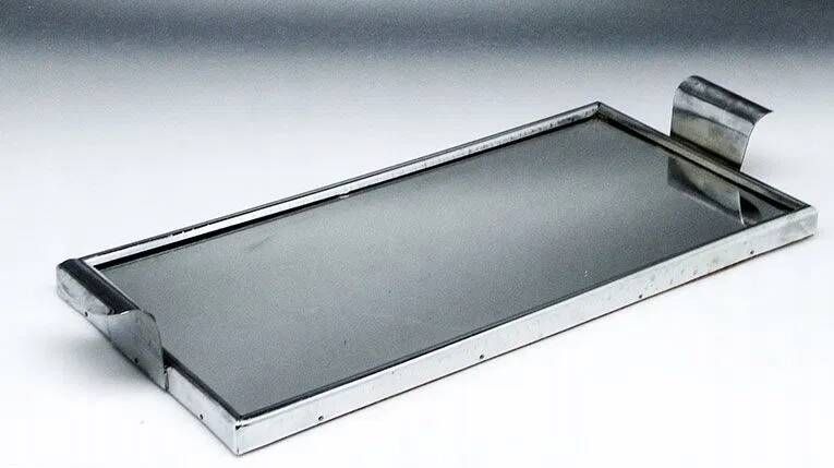 Plateau h1j art deco pour verres avec miroir