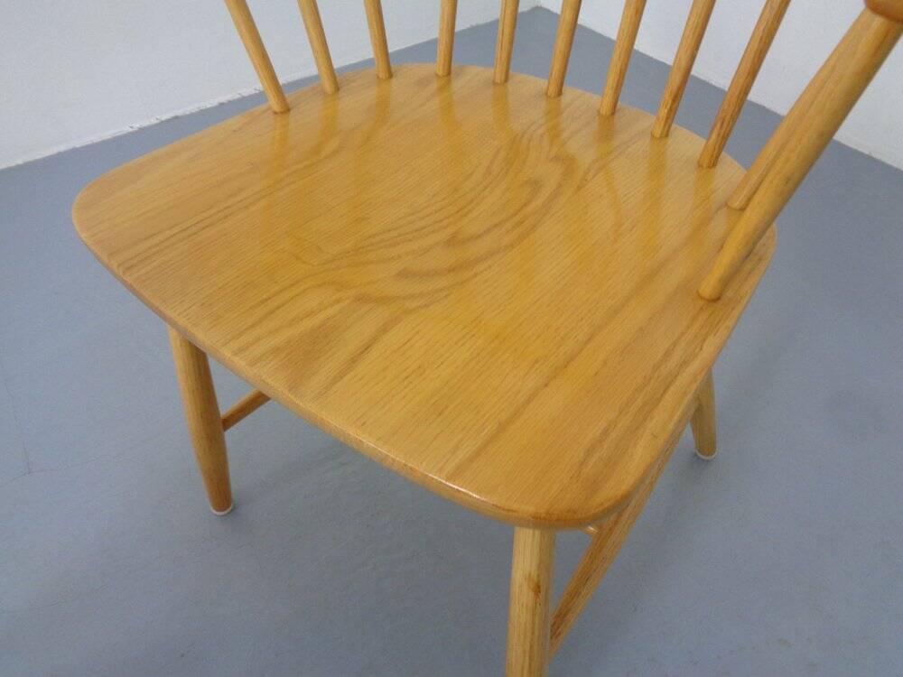 Set of oak armchairs by Erik Ole Jørgensen for Tarm Stole Møbelfabrik.