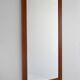 Scandinavian vintage teak mirror from 1960s