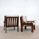 1970s rosewood Italian lounge chairs