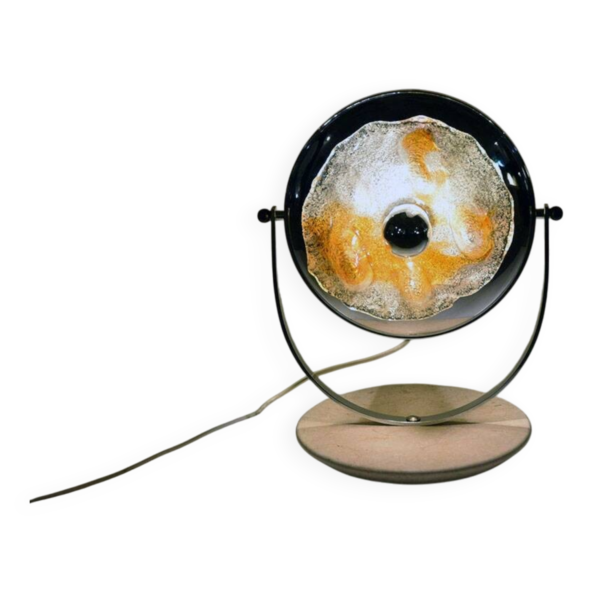 Mazzega Murano Toni Zuccheri 70s table lamp