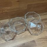 2 bonbonnière en verre Arcoroc