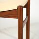 Norwegian teak footstool, 1950s–60s